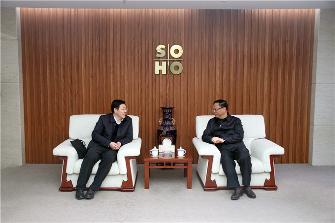 省政府辦公廳齊敦品副主任一行到蘇豪控股集團調(diào)研
